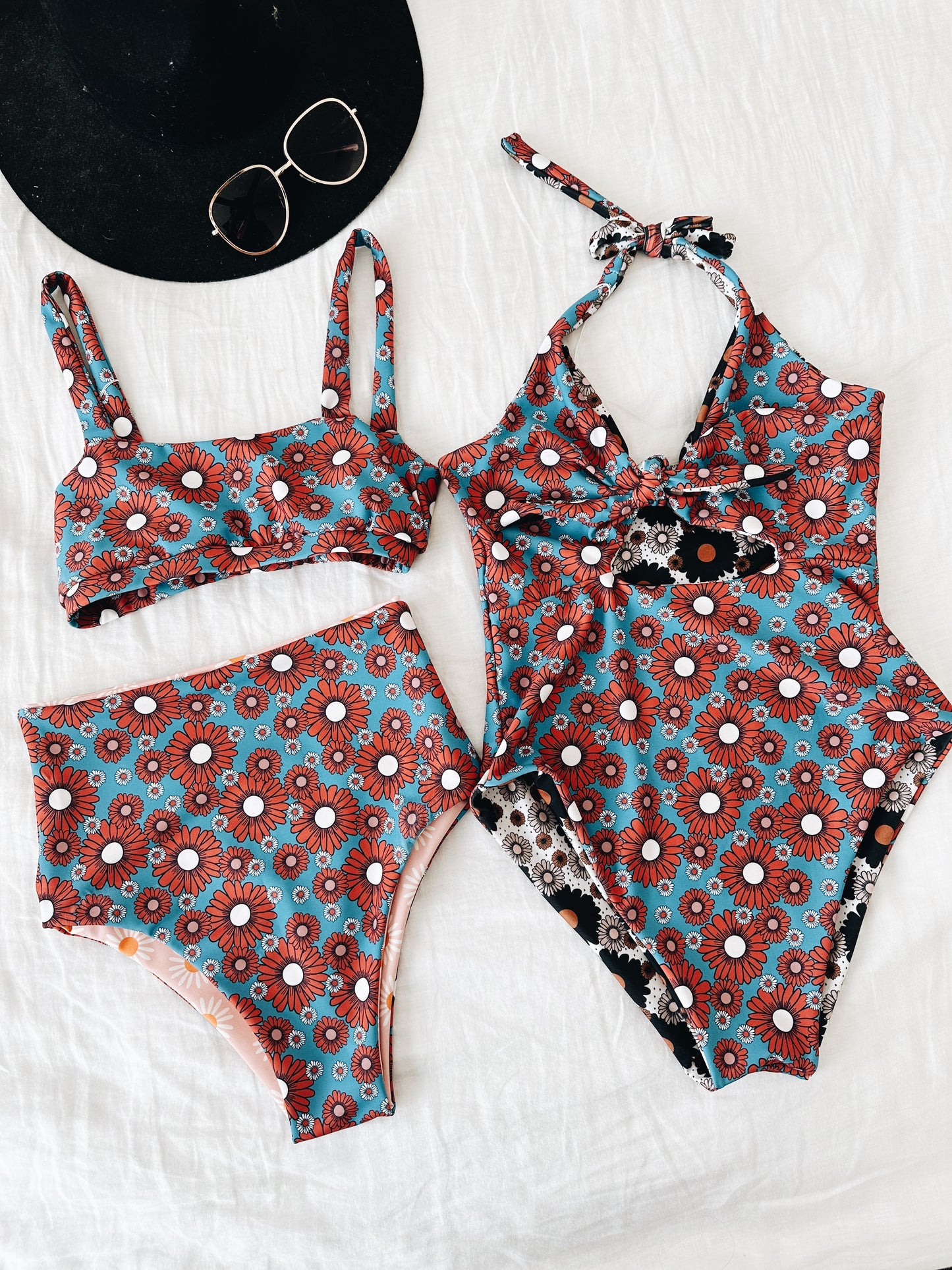 4th or July mommy swim suits