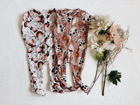 Halloween Collection Footie/Romper Pajamas