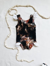 Load image into Gallery viewer, Acid ruffle one piece reversible swim suit
