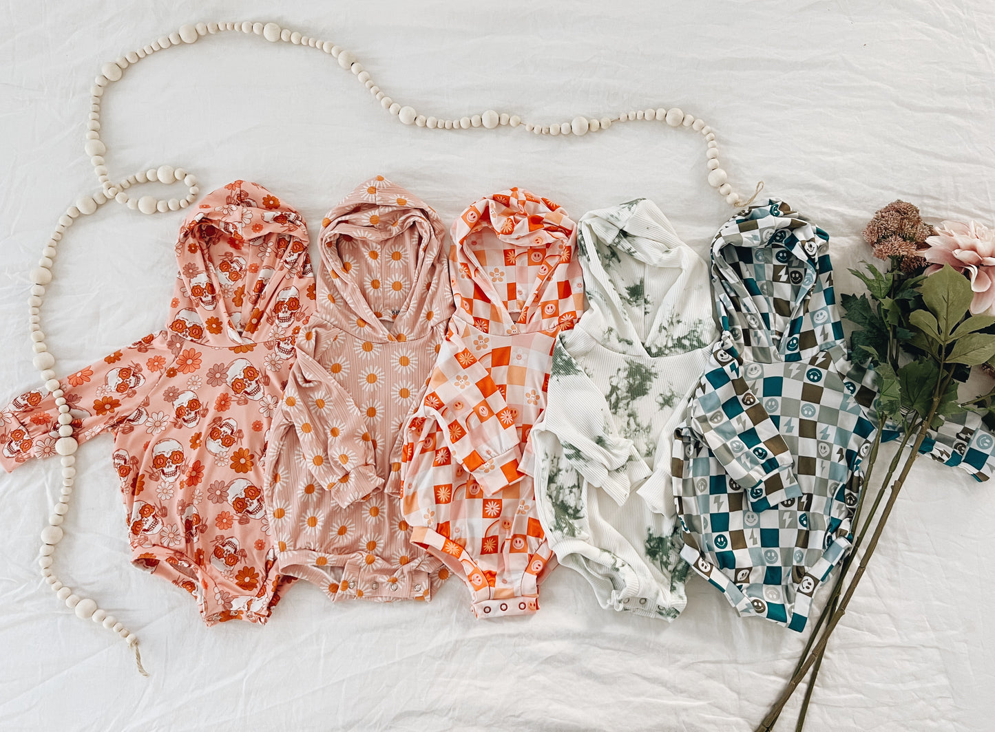Spring Baby bubble rompers