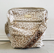 Load image into Gallery viewer, Taupe leopard Diaper Bag
