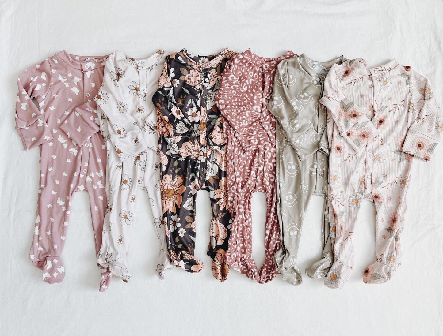 Spring collection Footie/Romper Pajamas