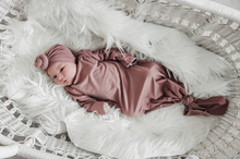 Load image into Gallery viewer, Soft Mauve Baby Gown Set
